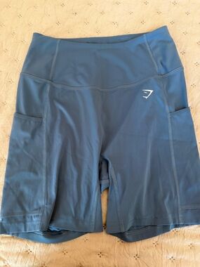 Gymshark Women's Slate Blue Performance Training Shorts